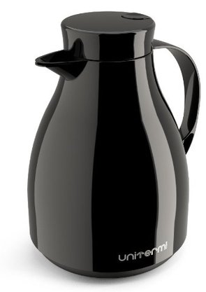 Garrafa Térmica Paris 1 Litro Com Gatilho Preta