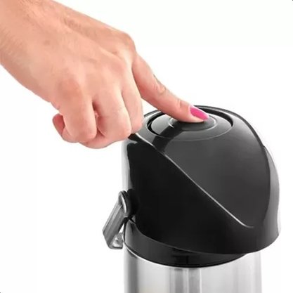 Garrafa Térmica Verona Pressão 1,8L Inox