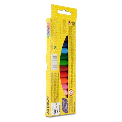 Giz De Cera Curto 15 Cores Acrilex