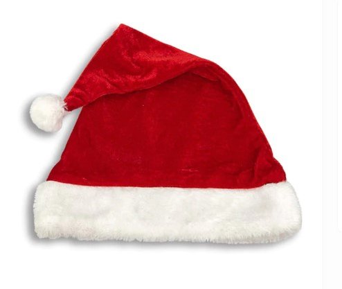Gorro Tradicional De Papai Noel Natalino Vermelho