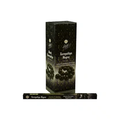 Incenso Flute Turmalina Negra Com 8 Varas