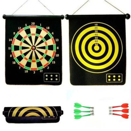 Jogo De Dardos Magnéticos 6 Peças 48cm