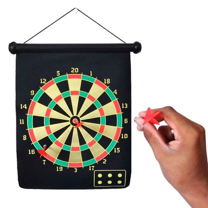 Jogo De Dardos Magnéticos 6 Peças 48cm