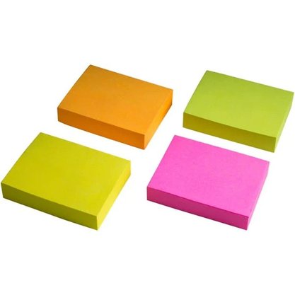 Kit 4 Blocos Adesivos De Anotação Post-it