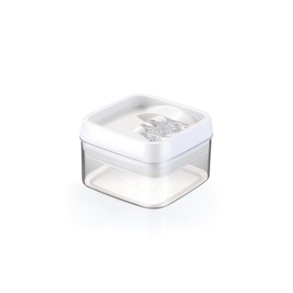 Kit 9 Potes Herméticos Crystal Quadrado