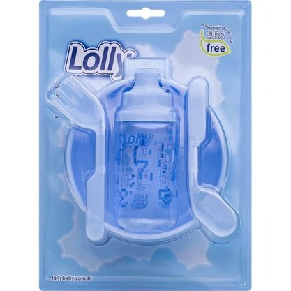 Kit Alimentação Lolly Tip 4 Peças Azul