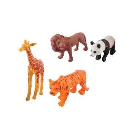 Kit Animais Selvagens 4 Peças