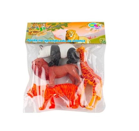 Kit Animais Selvagens 4 Peças