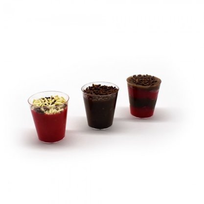 Kit 10 Unidades Copo Brigadeiro Plástico 25ml