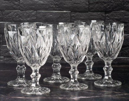 Kit De Taças Diamante 260ml 6 Peças Original Line