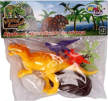 Kit Dinossauros Soft 6 Peças
