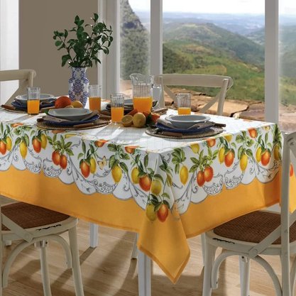 Kit Jogo Americano E Toalha 160x270cm 9 Peças Cora