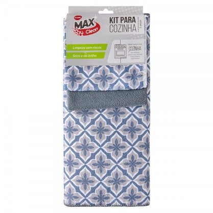 Kit Pano De Cozinha Poliéster/Polimida 3 Peças
