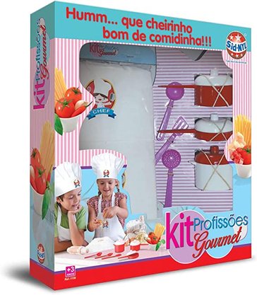 Kit Profissões Gourmet Com Utensílios E Acessórios