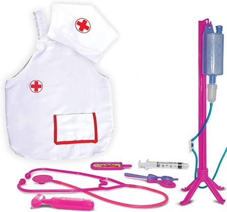 Kit Profissões Médica Plástico