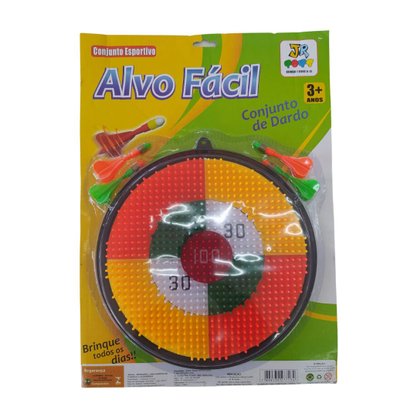 Tiro Ao Alvo Lança Dardos 5 Peças Jr Toys