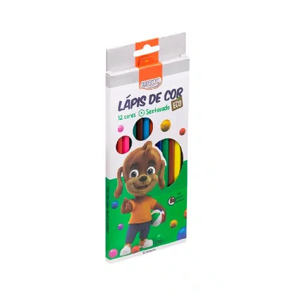 Lápis de Cor Eco 12 Cores BRW