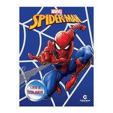 Livro Para Ler E Colorir Marvel Sortido