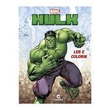Livro Para Ler E Colorir Marvel Sortido