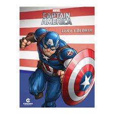 Livro Para Ler E Colorir Marvel Sortido