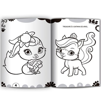 Livro 365 Desenhos Para Colorir Disney Princesas E Fadas
