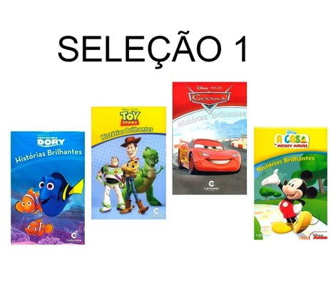 Livro Avulso Coleção Disney "Histórias Brilhantes"