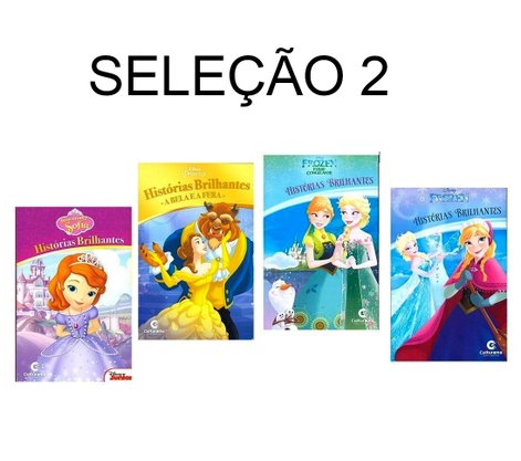 Livro Avulso Coleção Disney "Histórias Brilhantes"