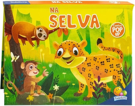 Livro Infantil Pop Up Contos Na Selva Todo Livro