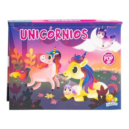 Livro Infantil Pop Up Contos Unicórnios