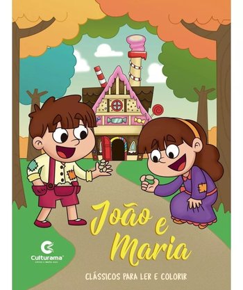 Livro Ler E Colorir Clássicos 8 Capas Sortidas
