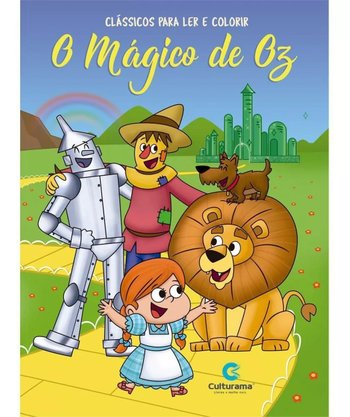 Livro Ler E Colorir Clássicos 8 Capas Sortidas