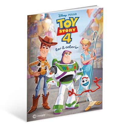 Livro Ler e Colorir Toy Story 4