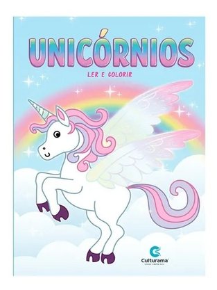 Livro Ler E Colorir Unicórnios