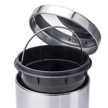 Lixeira com Pedal Inox 5 Litros
