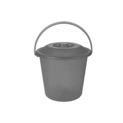 Lixeira Para Pia 2,5L Cor Cinza Granizo Plasvale