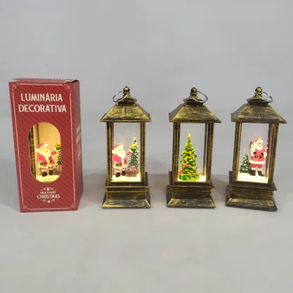 Luminária De Natal Com Led 12 CM