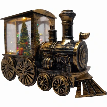 Luminária Trem De Natal Com Led 13,5 CM