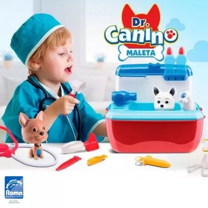 Doutor Canino Maleta Veterinário Azul