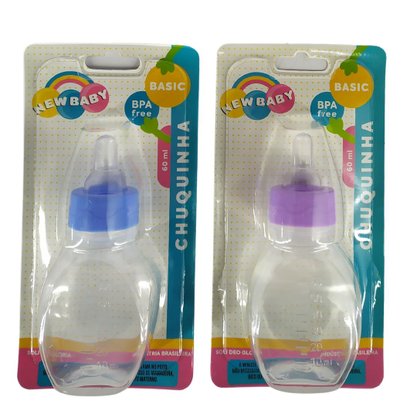 Mamadeira Chuquinha 60ml New Baby