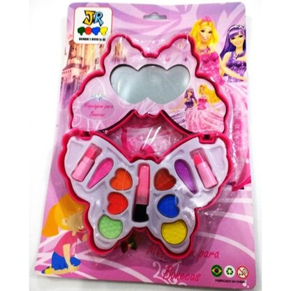 Maquiagem De Plástico Para Bonecas Kit Completo 