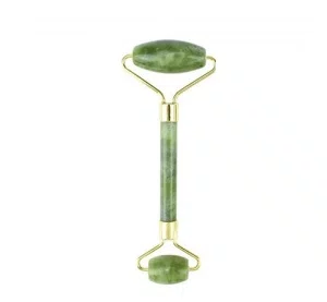 Massageador Manual De Pedra E Metal Jade