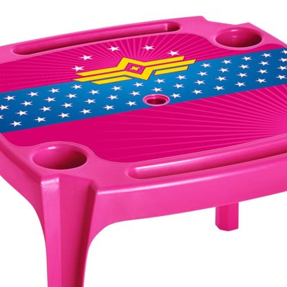 Mesa Infantil Rosa Estampada Arqplast