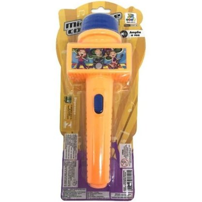 Microfone Musical Com Som E Luz JR Toys