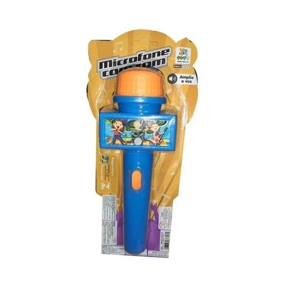 Microfone Musical Com Som E Luz JR Toys