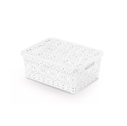 Mini Caixa Mandala 3,5 Litros Branca