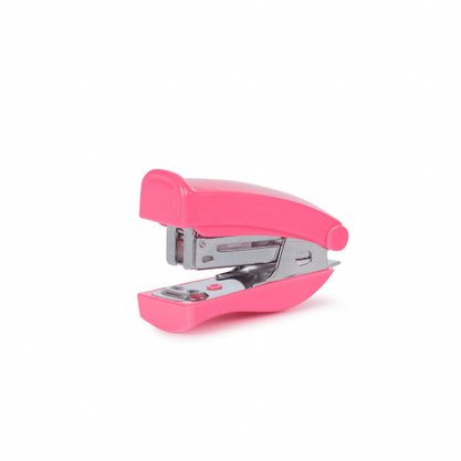 Mini Grampeador Colorido 12 Folhas Lyke