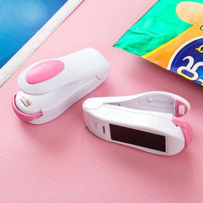 Mini Seladora Manual Portátil Com Ímã