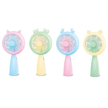 Mini Ventilador Plástico Cabo USB Cores Sortidas