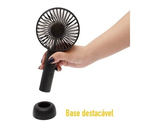 Mini Ventilador Portátil Seca Maquiagem