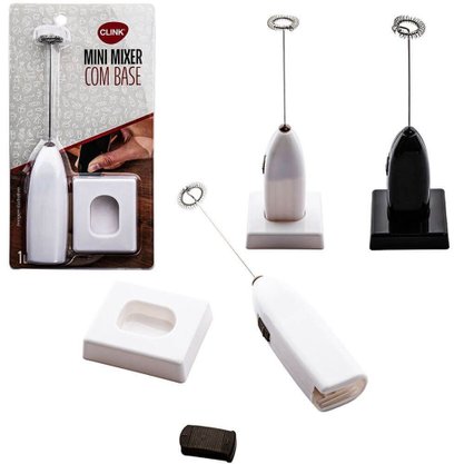 Mixer Com Base Plástico E Aço Inox